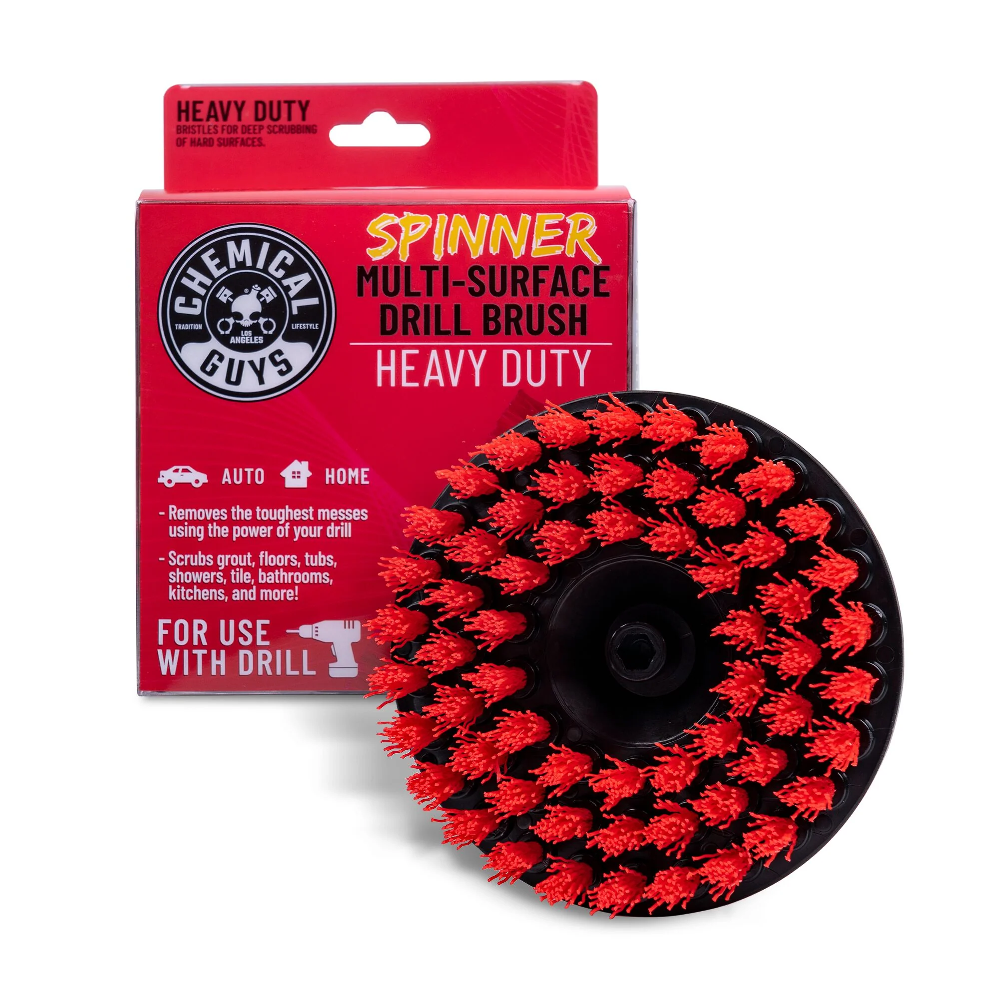 Chemical Guys Spinner Multi-Surface Drill Brush Heavy Duty - Dynamic Auto LLC