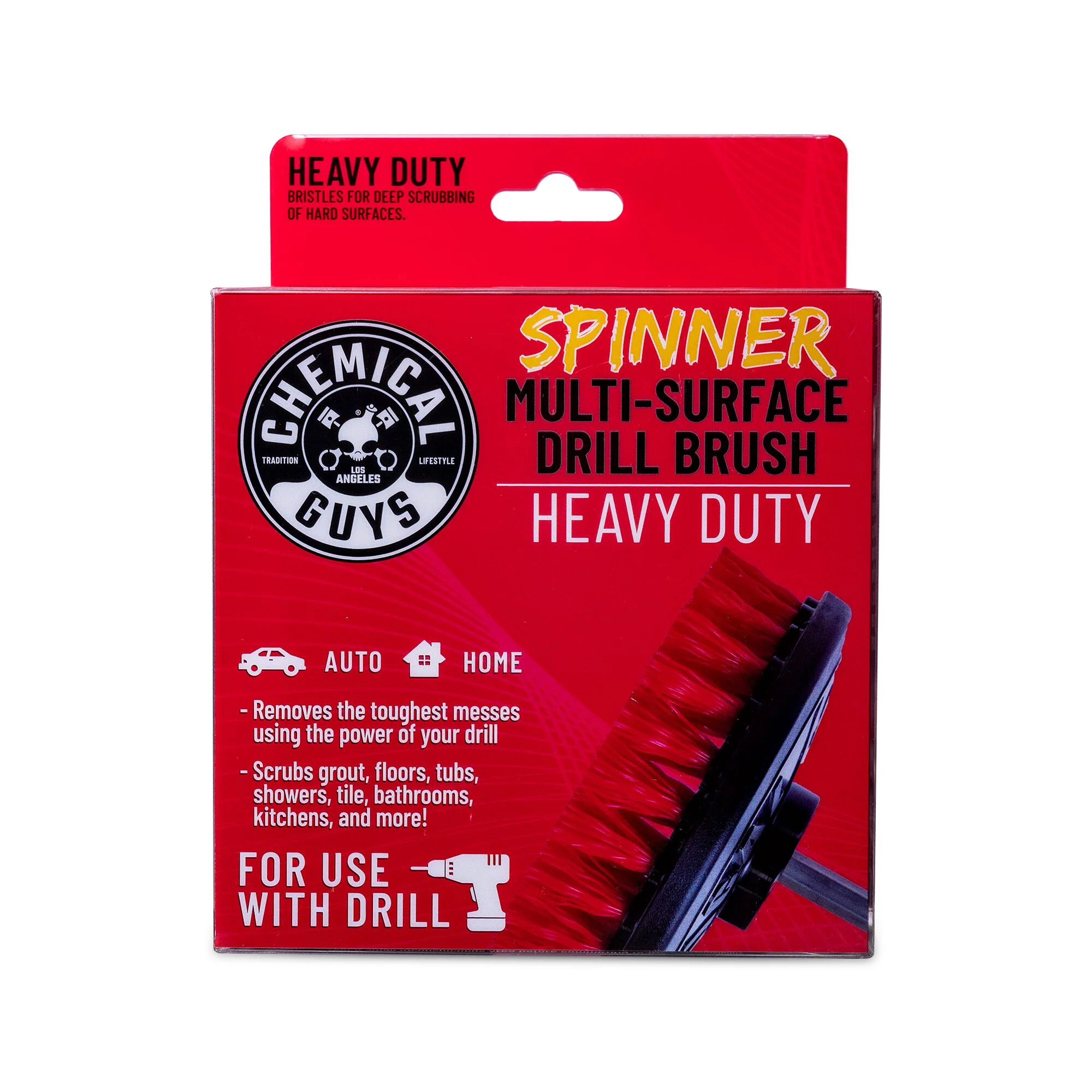 Chemical Guys Spinner Multi-Surface Drill Brush Heavy Duty - Dynamic Auto LLC