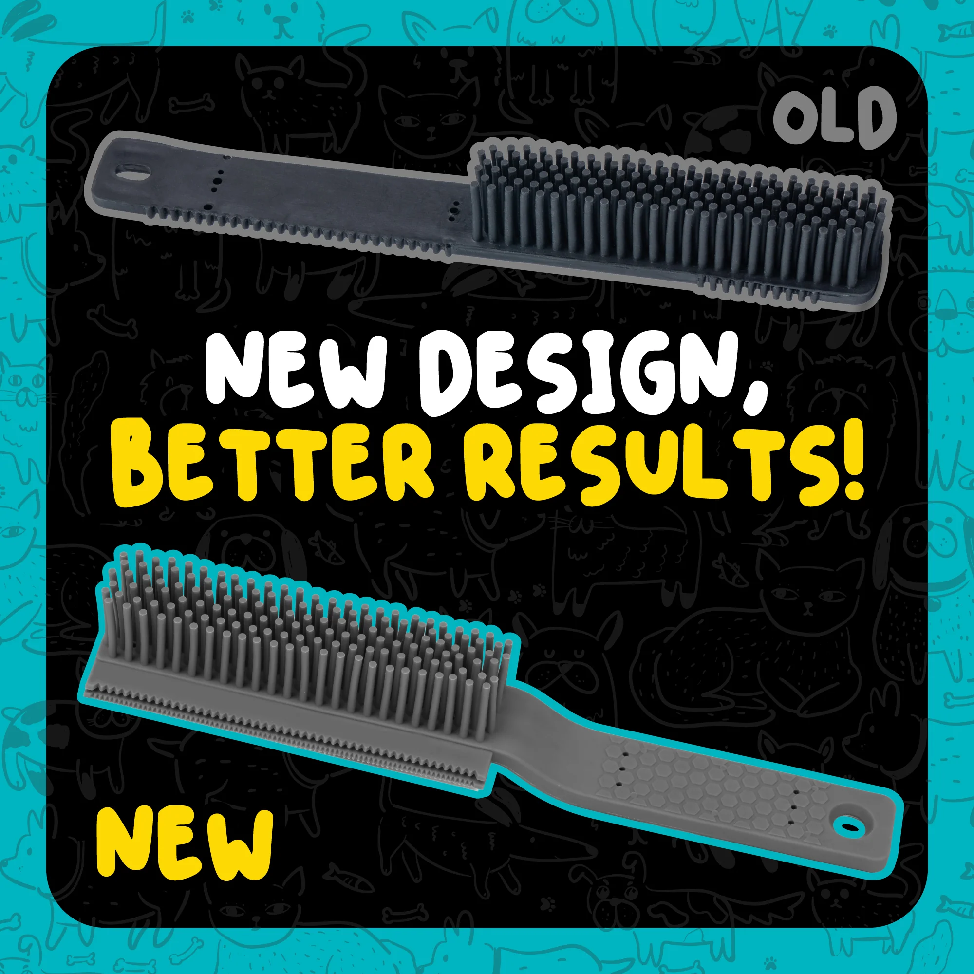 Grubbie Professional Grade Pet Hair Removal Brush - Dynamic Auto LLC