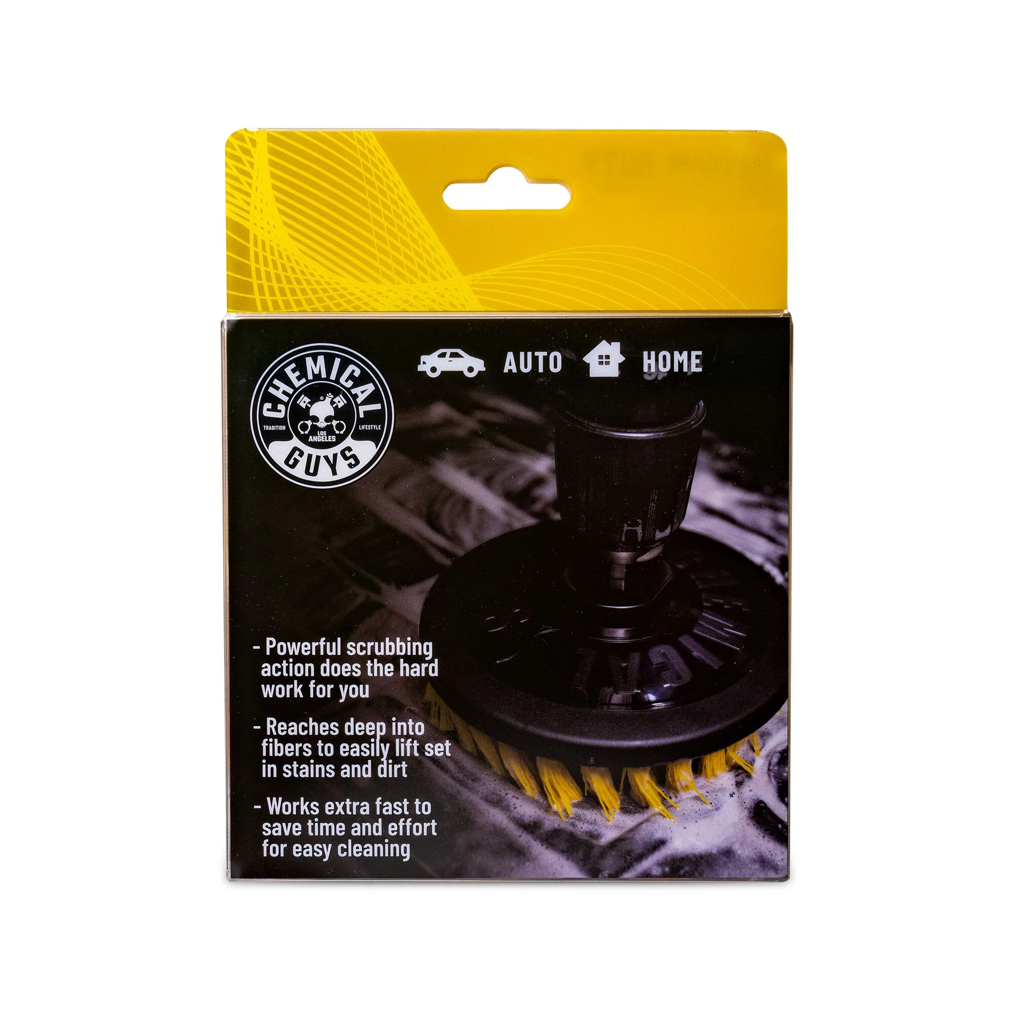 Chemical Guys Spinner Carpet Drill Brush, Medium Duty - Dynamic Auto LLC
