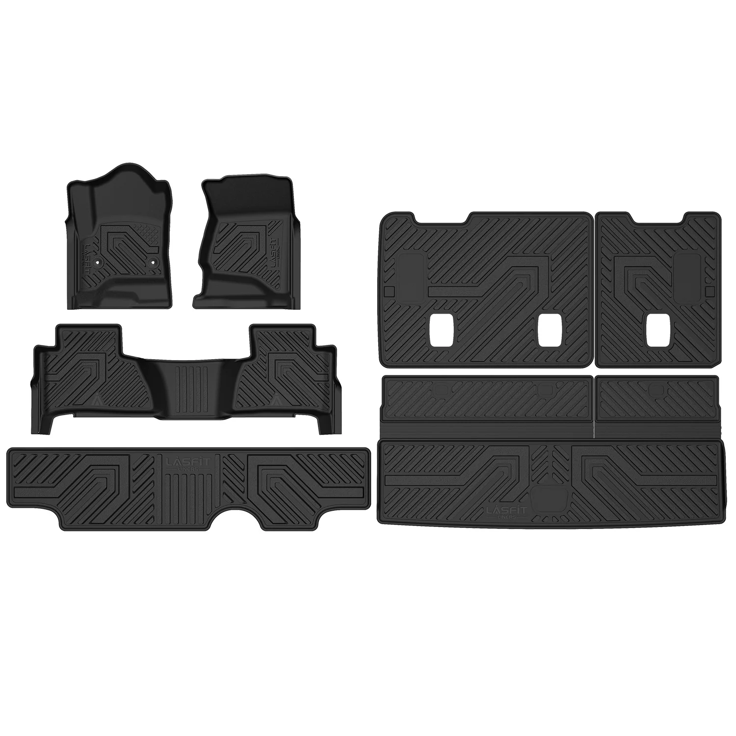 Fit for 2015-2020 GMC Yukon Floor Mats & Seatback & Cargo Mat - Dynamic Auto LLC