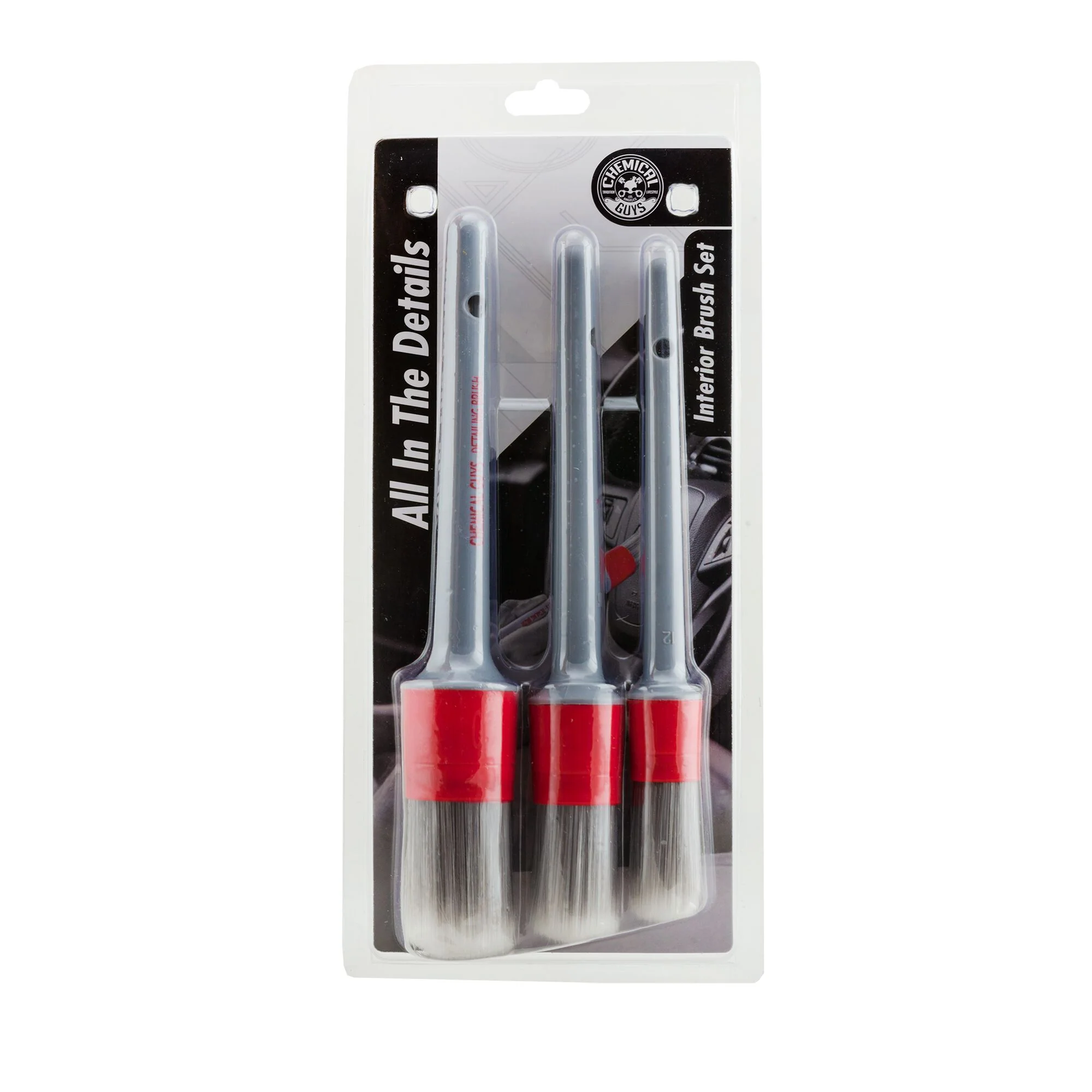All In The Details Interior Detailing Brushes (3 Pack) - Dynamic Auto LLC