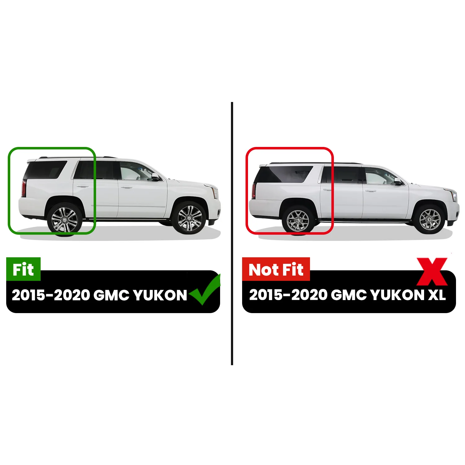 Fit for 2015-2020 GMC Yukon Floor Mats & Seatback & Cargo Mat - Dynamic Auto LLC
