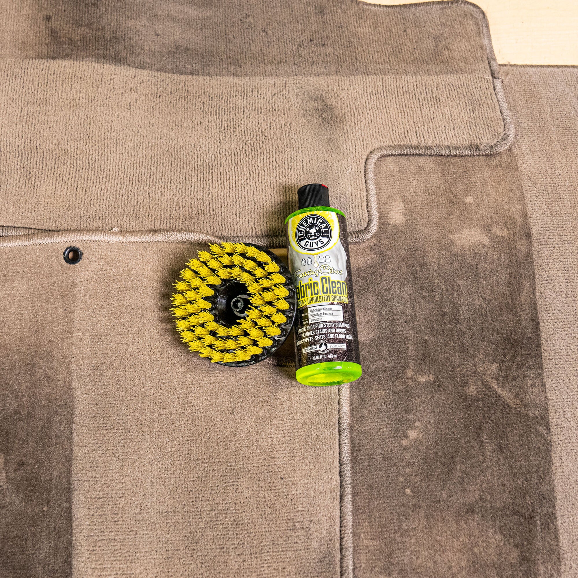 Chemical Guys Spinner Carpet Drill Brush, Medium Duty - Dynamic Auto LLC