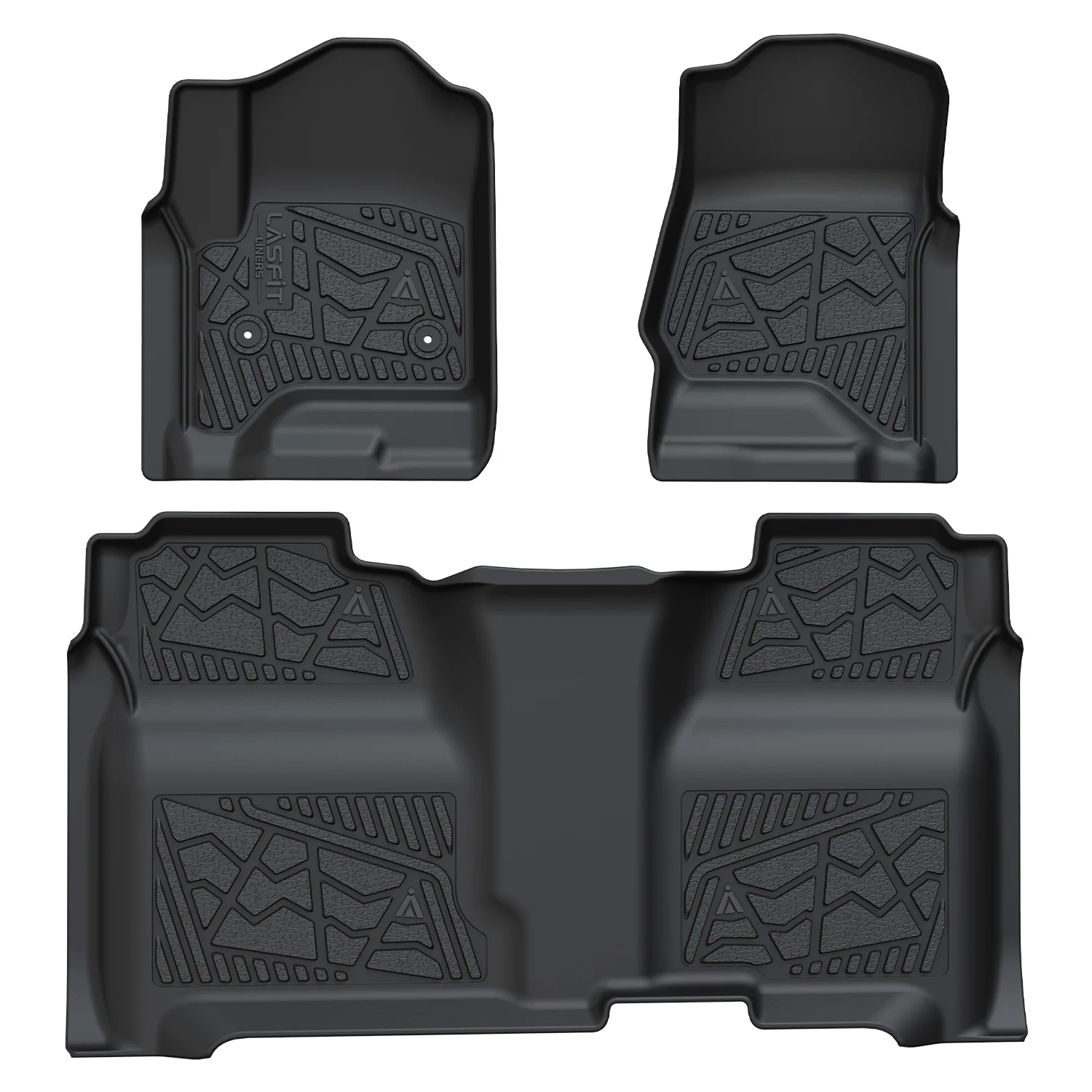 Fit for 2014-2018 GMC Sierra 1500 Floor Mats, Fit Carpet Floor & Without 4*4 Shifter Only - Dynamic Auto LLC