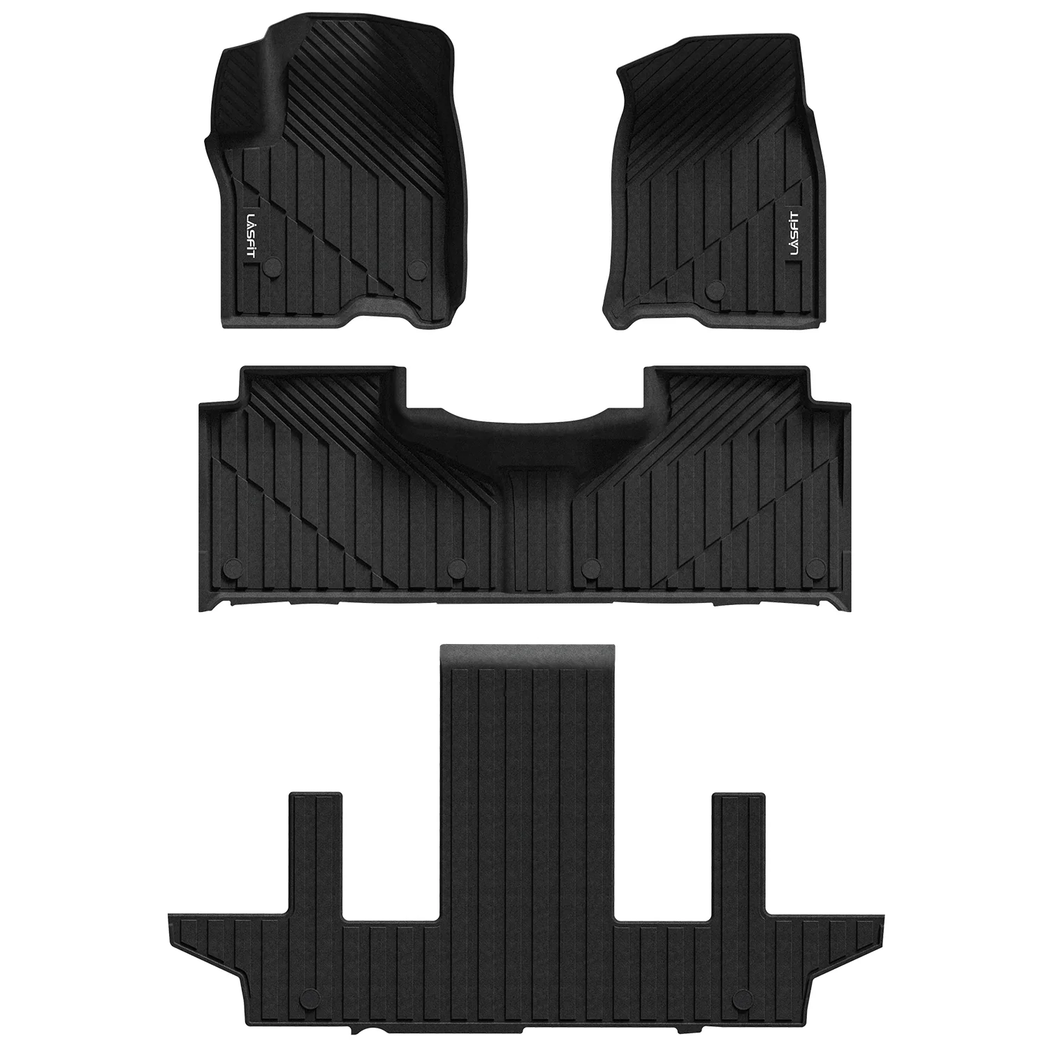 Fit for 2021–2026 GMC Yukon XL Individual Floor Mats or Cargo Mats, Not Fit 9 Seats - Dynamic Auto LLC