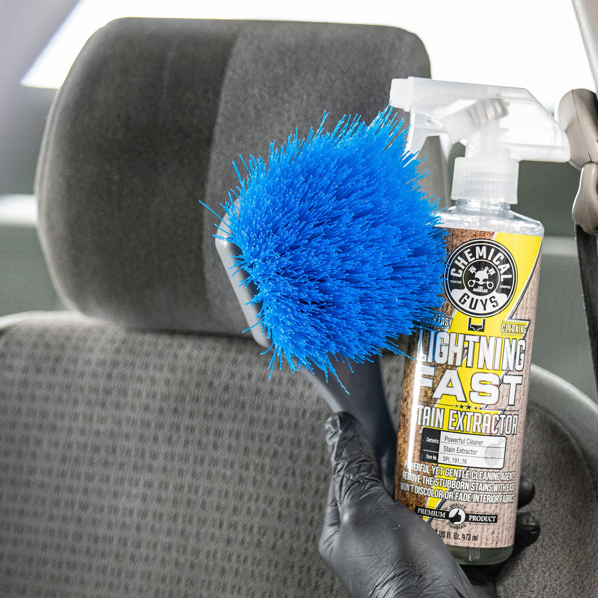 Big Blue Stiffy Heavy Duty Tire Brush - Dynamic Auto LLC