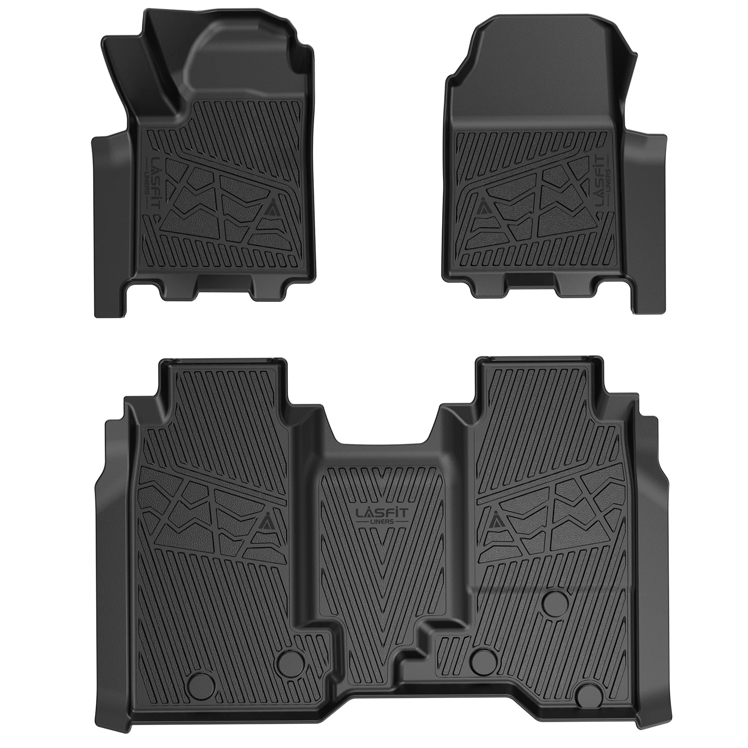 Fit for 2024-2026 GMC Sierra EV Floor Mats, Fit Without Multi-Flex Midgate Only - Dynamic Auto LLC