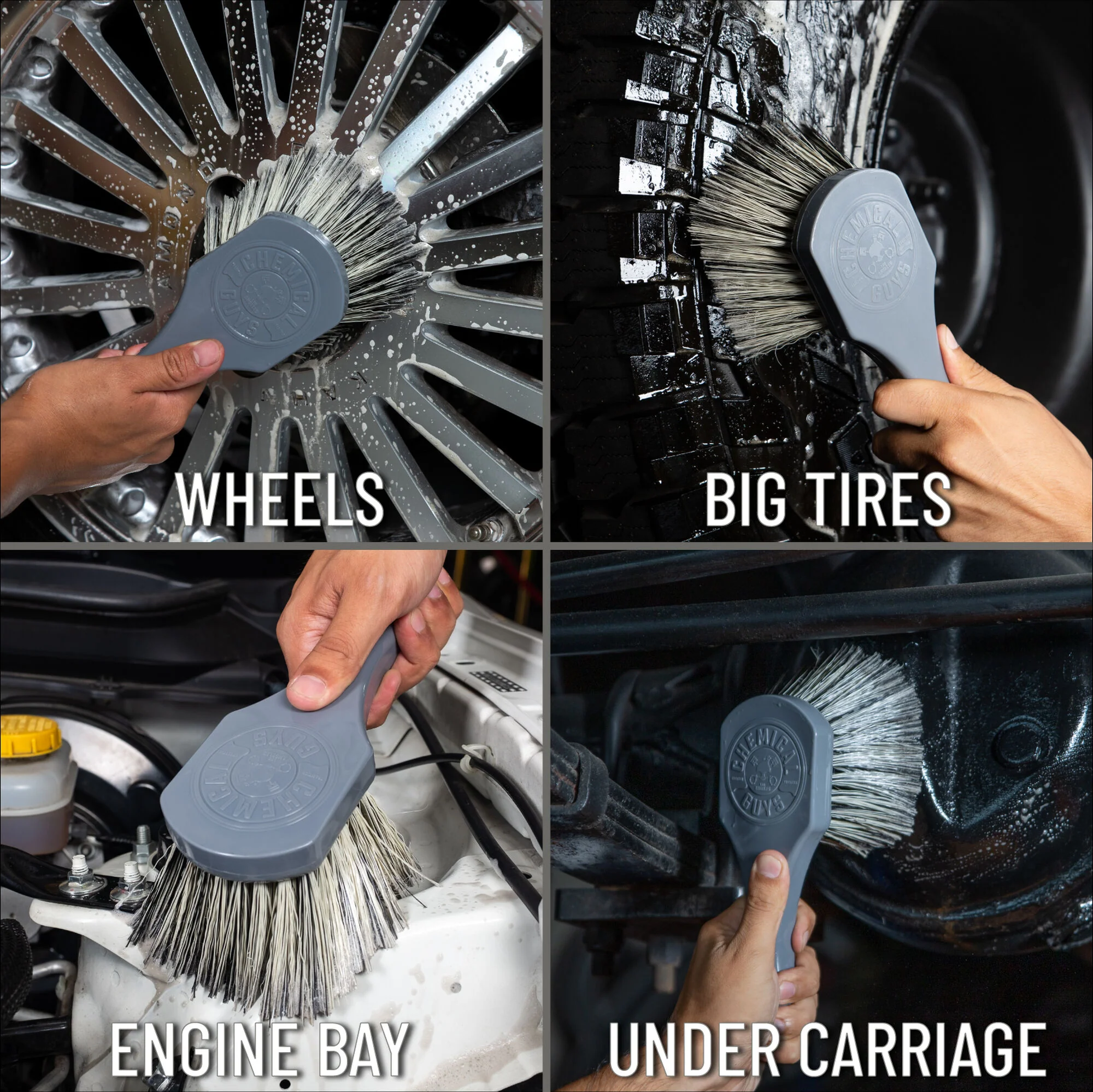 Wheel Works Medium Duty Wheel & Body Brush - Dynamic Auto LLC