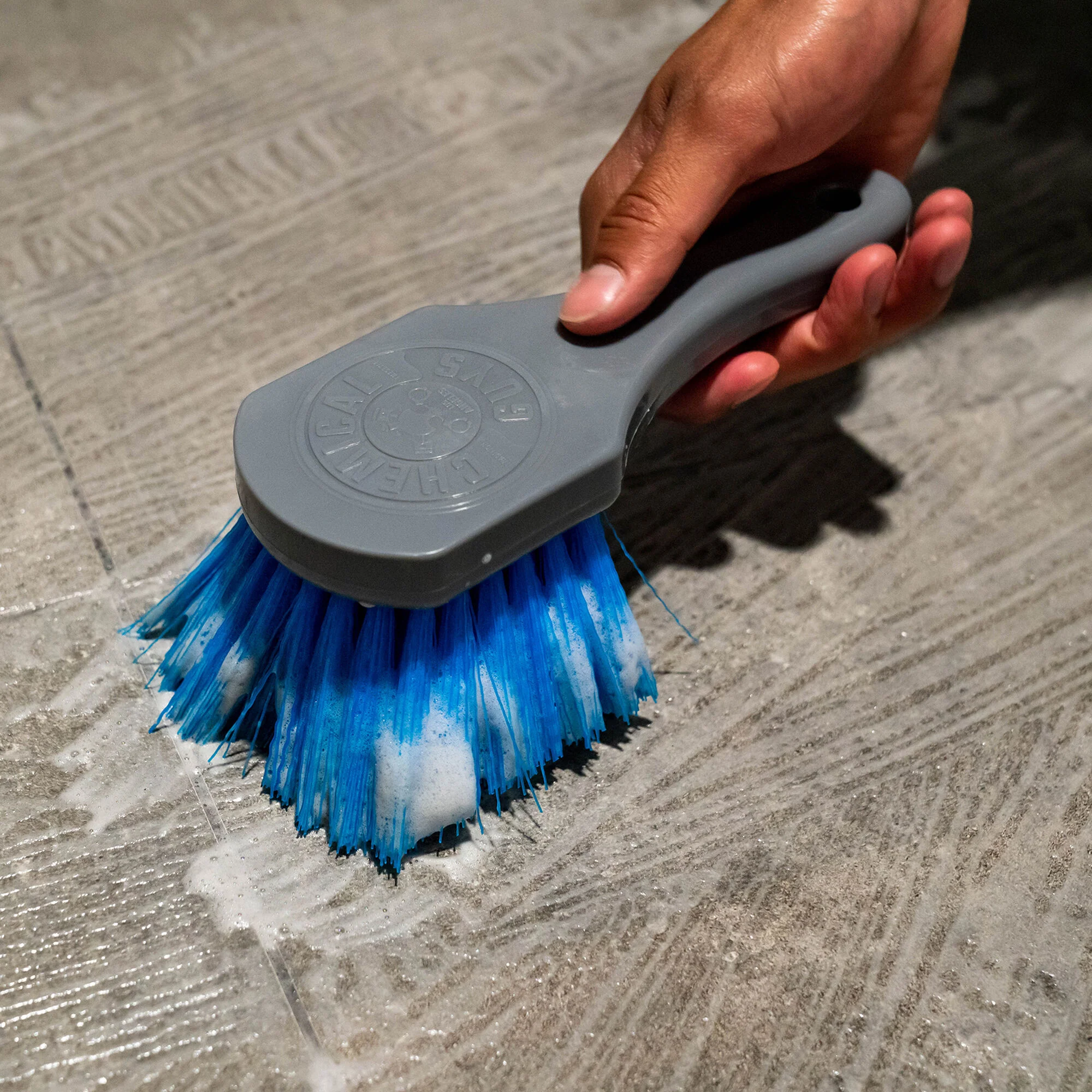Big Blue Stiffy Heavy Duty Tire Brush - Dynamic Auto LLC