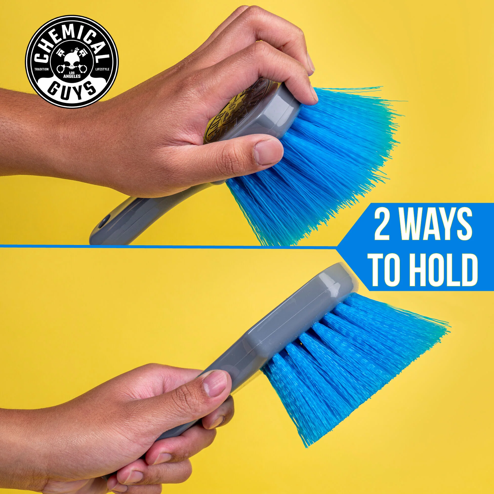 Big Blue Stiffy Heavy Duty Tire Brush - Dynamic Auto LLC