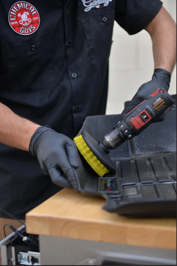 Carpet Brush with Drill Attachment - Dynamic Auto LLC