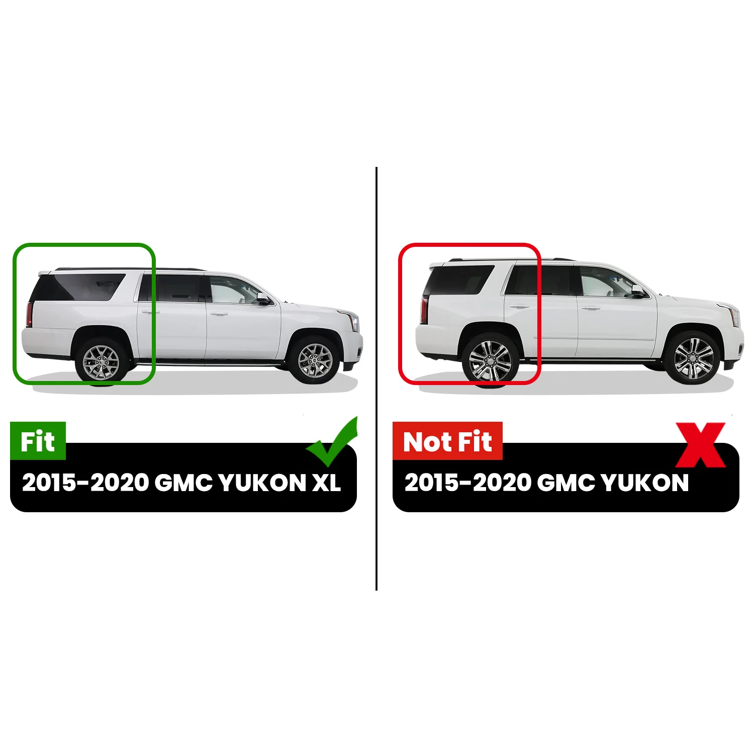 Fit for 2015-2020 GMC Yukon XL Floor Mats or Seatback & Cargo Mat - Dynamic Auto LLC